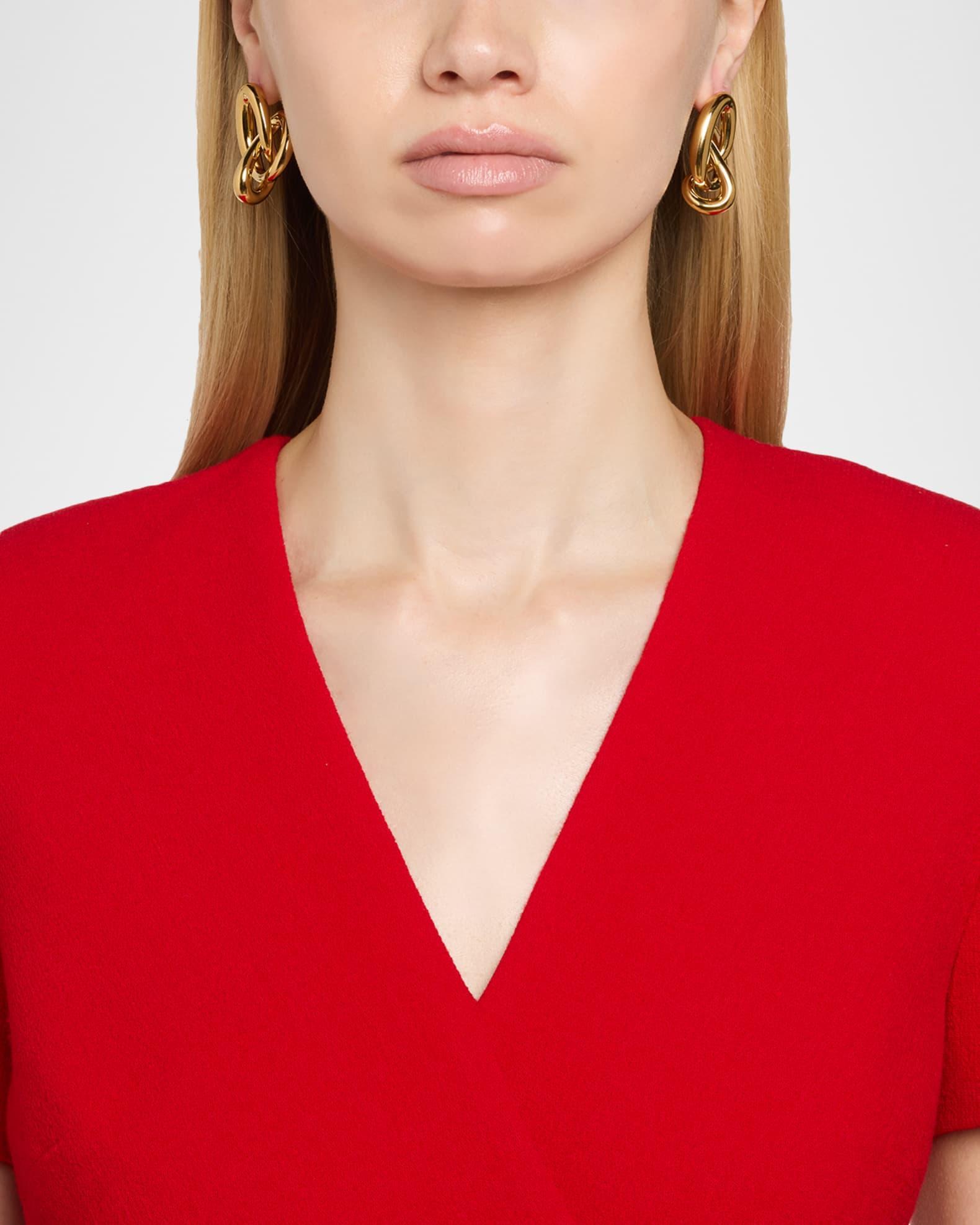 Twisted Knot Stud Earrings Product Image
