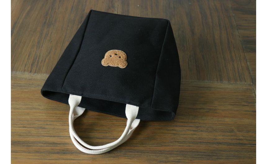 Bear Embroidered Lunch Bag Product Image