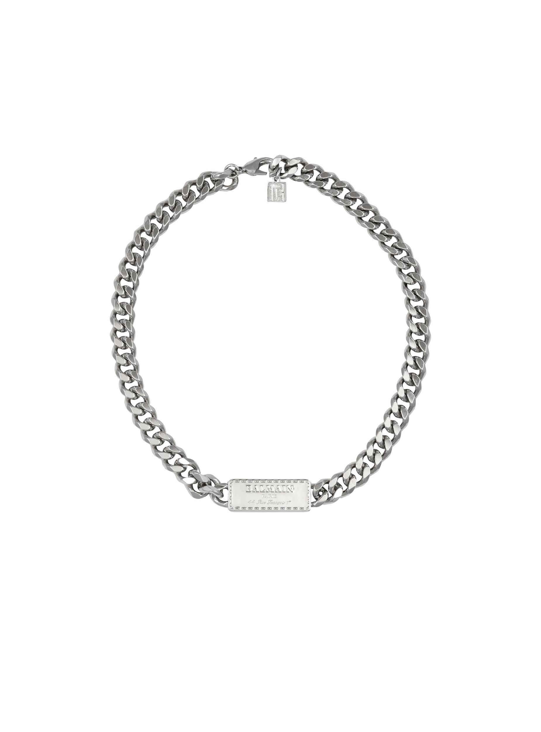 Signature Tubular brass necklace Product Image