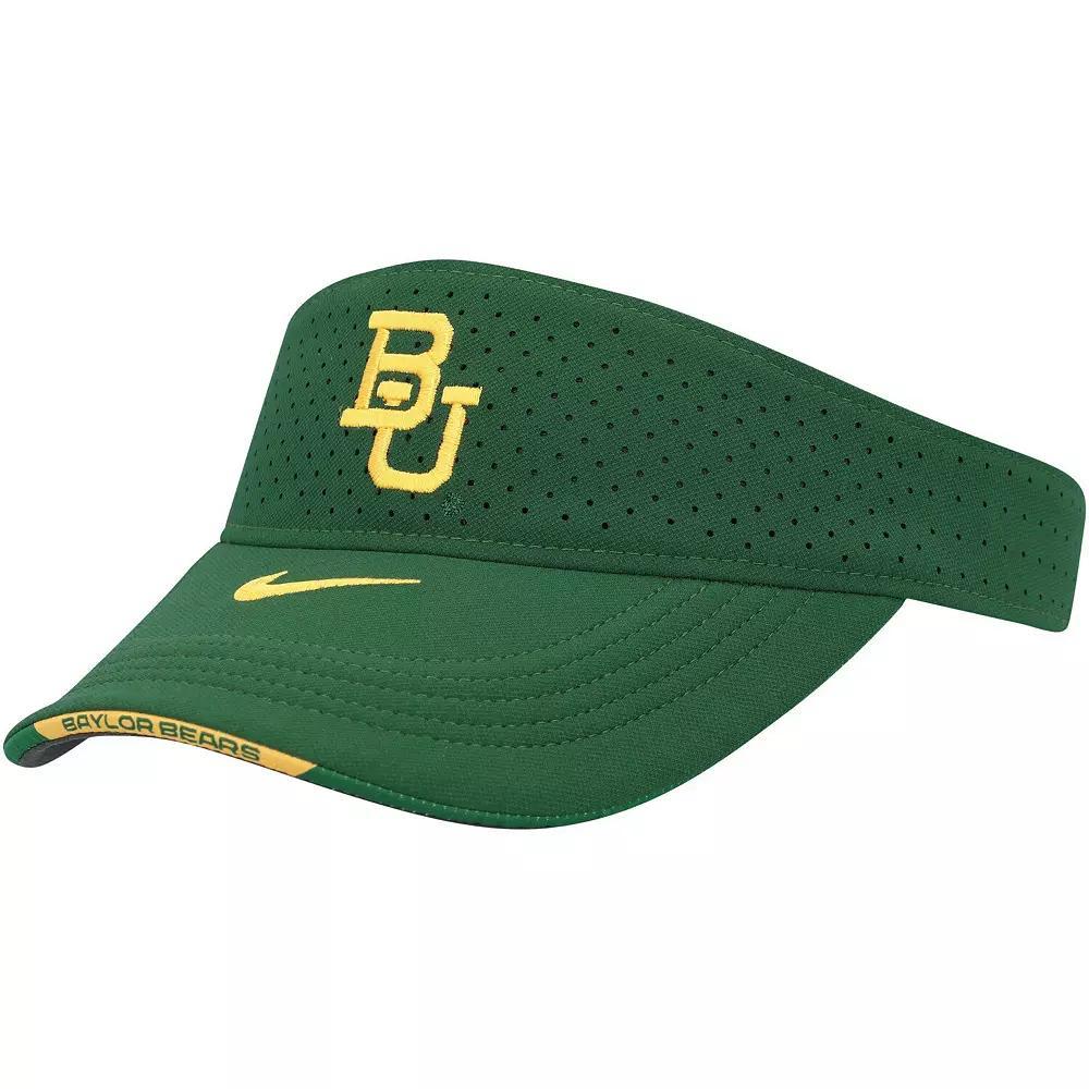 Men's Nike  Green Baylor Bears 2023 Sideline Performance Adjustable Visor, Bay Green Product Image