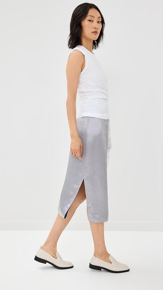 3.1 Phillip Lim Endless Loop T-Shirt Combo Dress with Lace | Shopbop Product Image