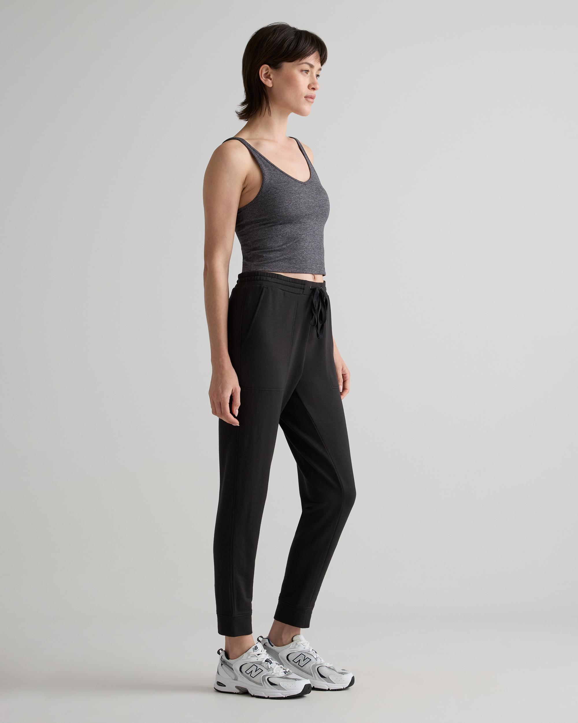 Quince | Women's Fleece Sweatpants Supersoft Fleece Lounge Pants, Size XS, Lenzing Modal Product Image