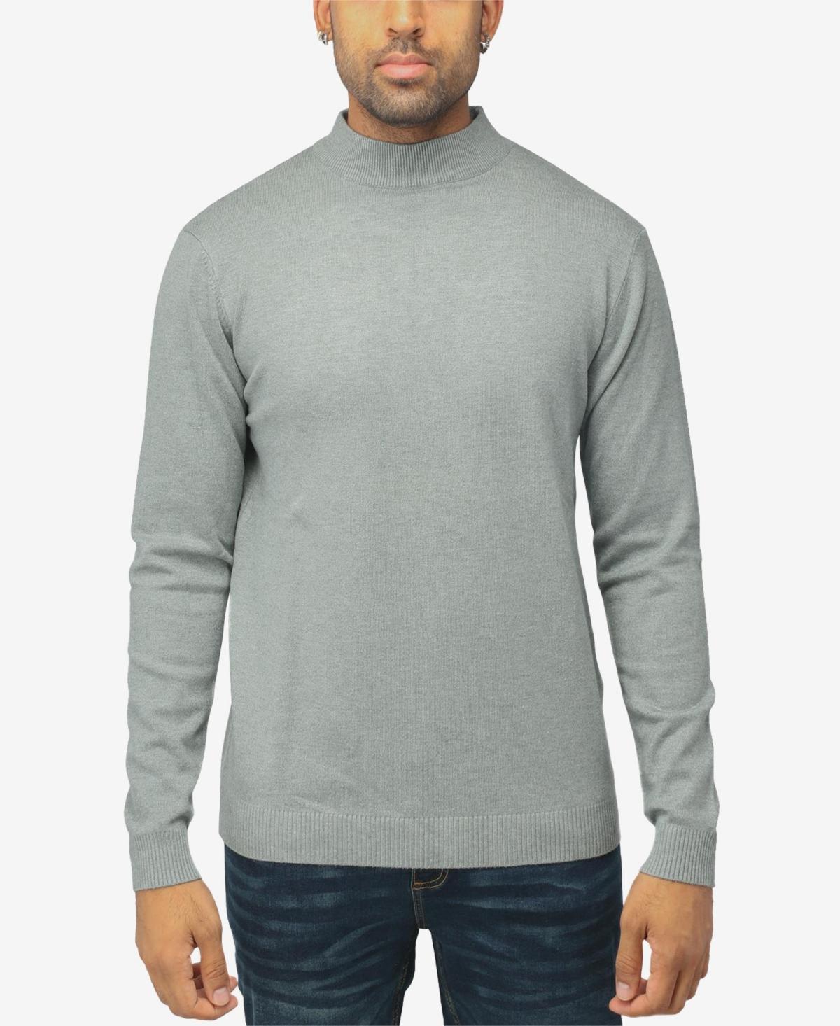 Men's Xray Regular-Fit Mockneck Sweater, Size: 3XL, Brown Product Image