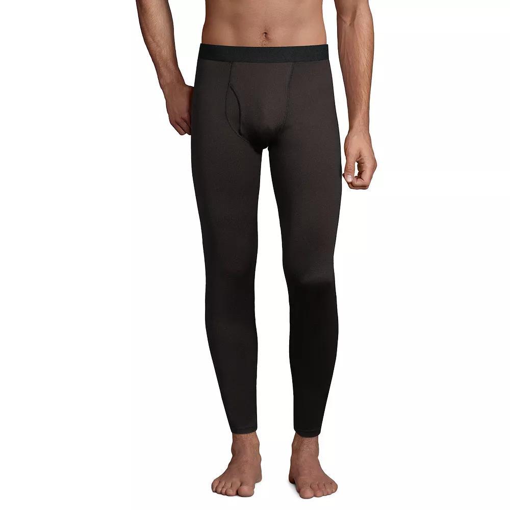Men's Lands' End Stretch Thermaskin Long Underwear Base Layer Pants, Size: Small, Deep  Blue Product Image