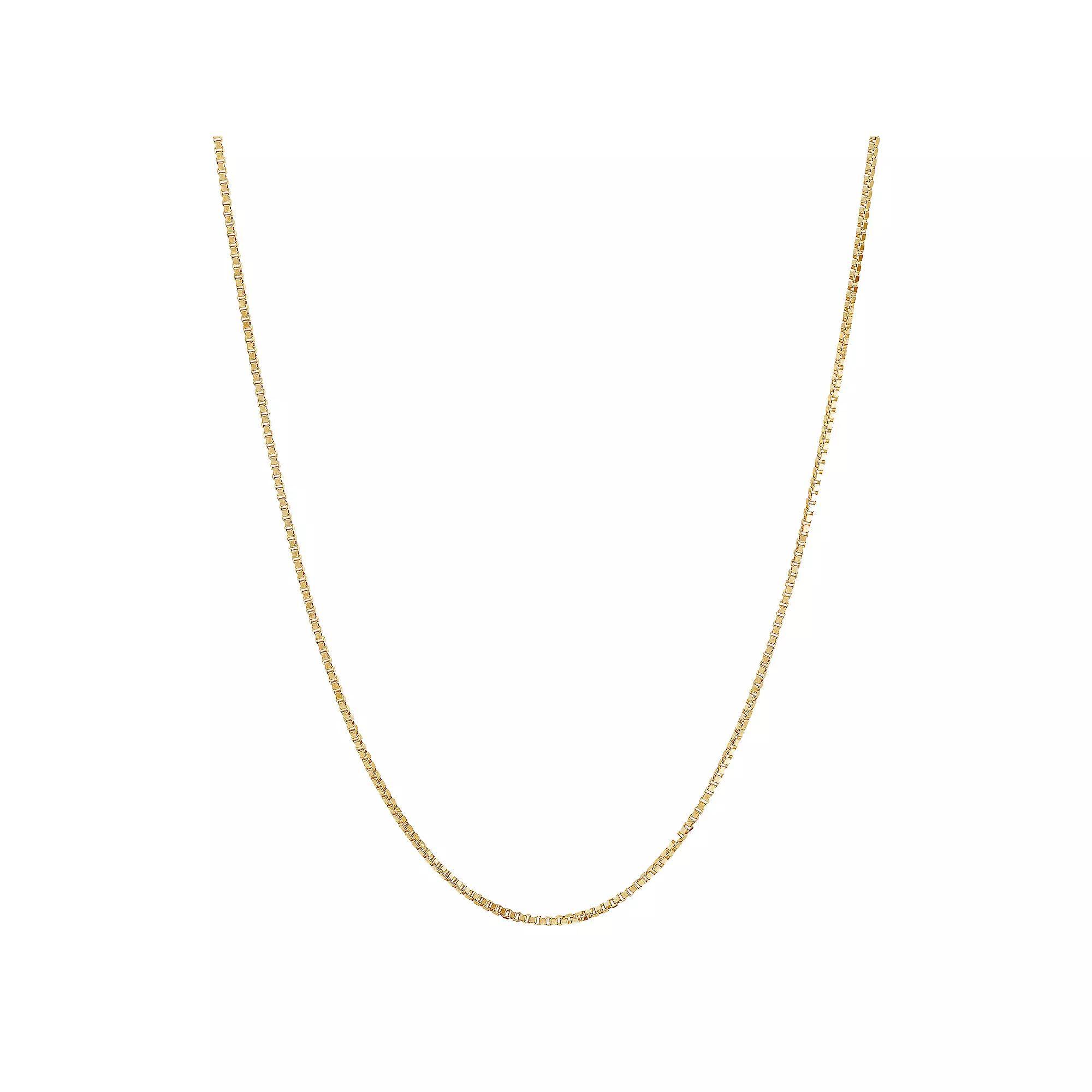 Everlasting Gold 14k Gold Polish Box Chain Necklace, Women's, Size: 16" Product Image