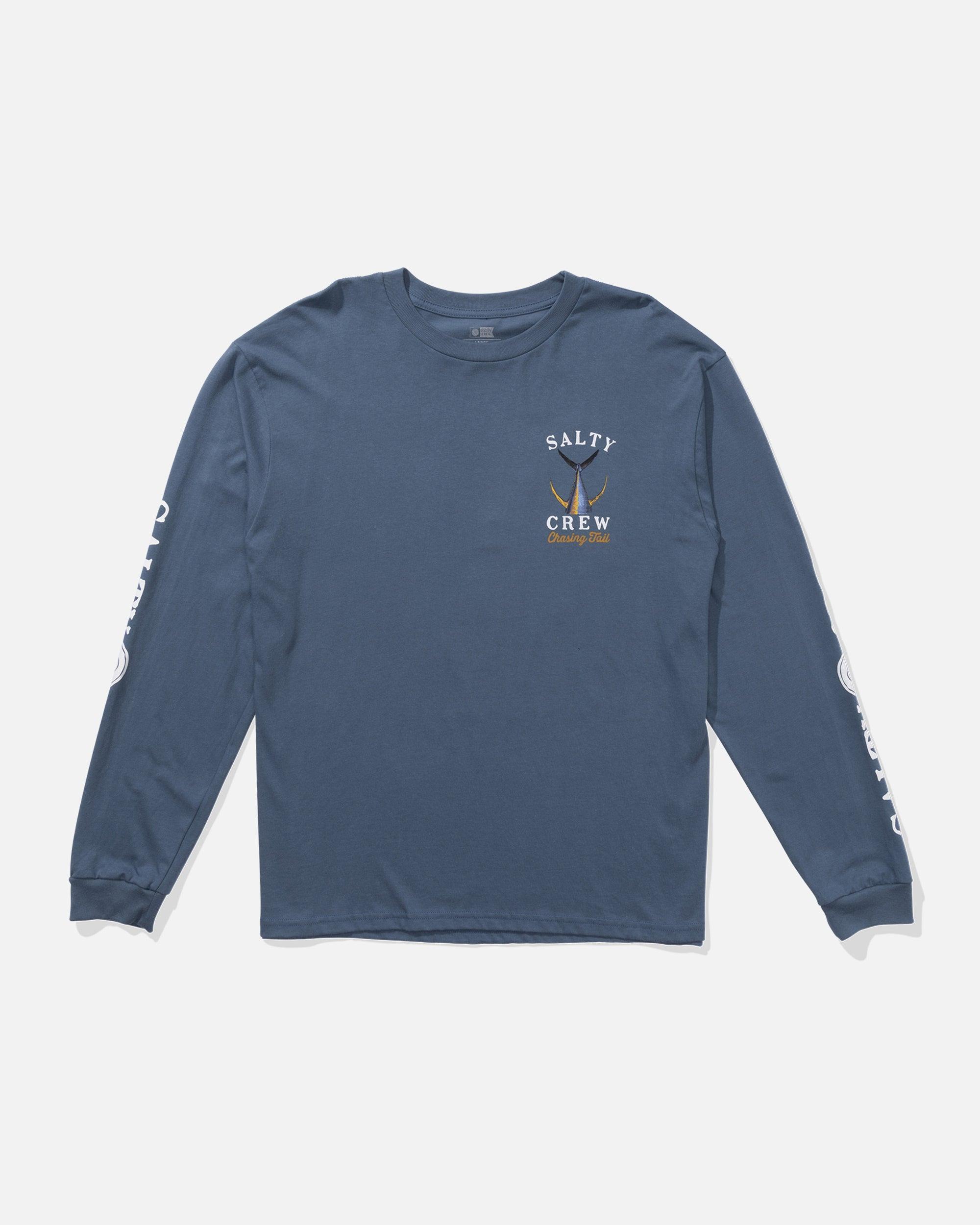 Tailed Long Sleeve Tee - Slate Male Product Image