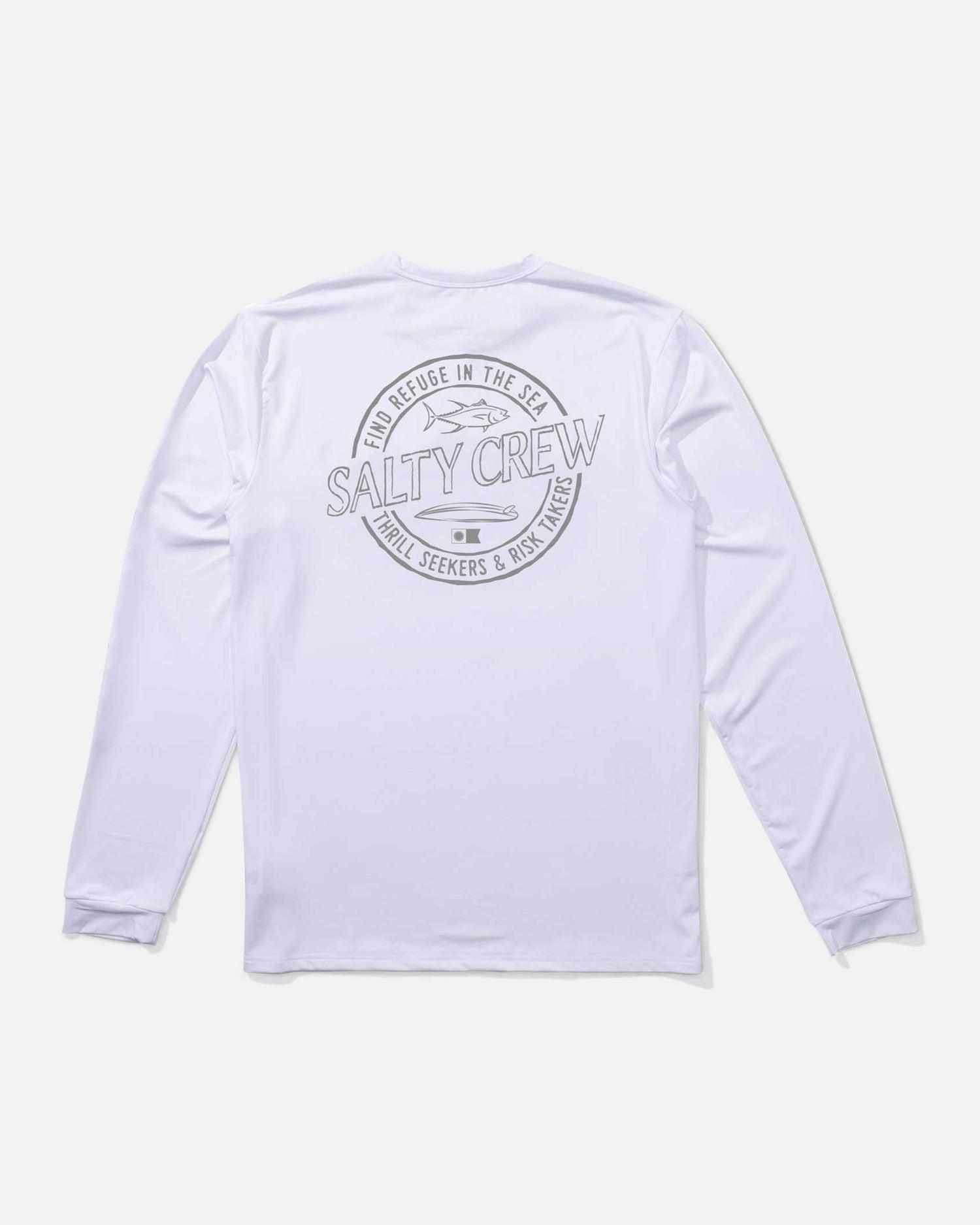Skewed Ls Sunshirt - White Product Image