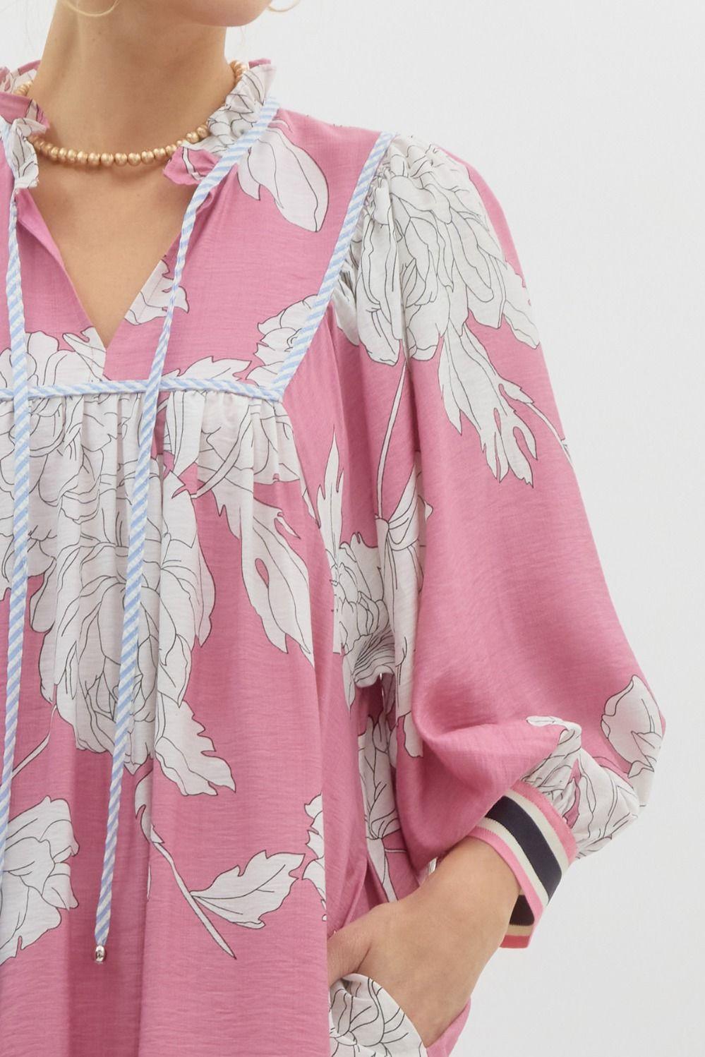 Allison Floral Mini Dress Product Image