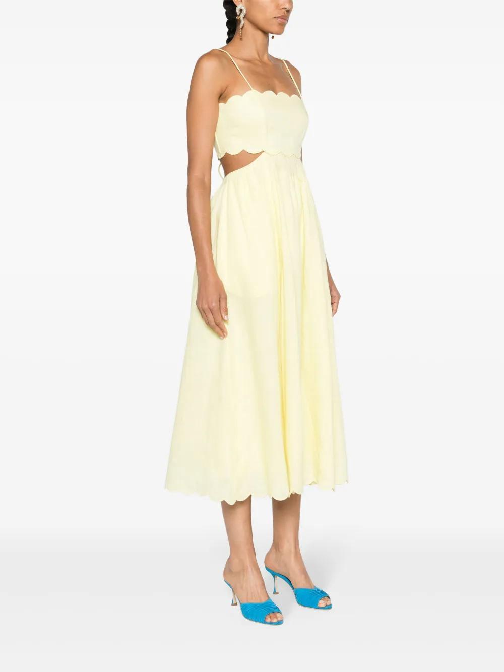 Halliday linen midi dress Product Image