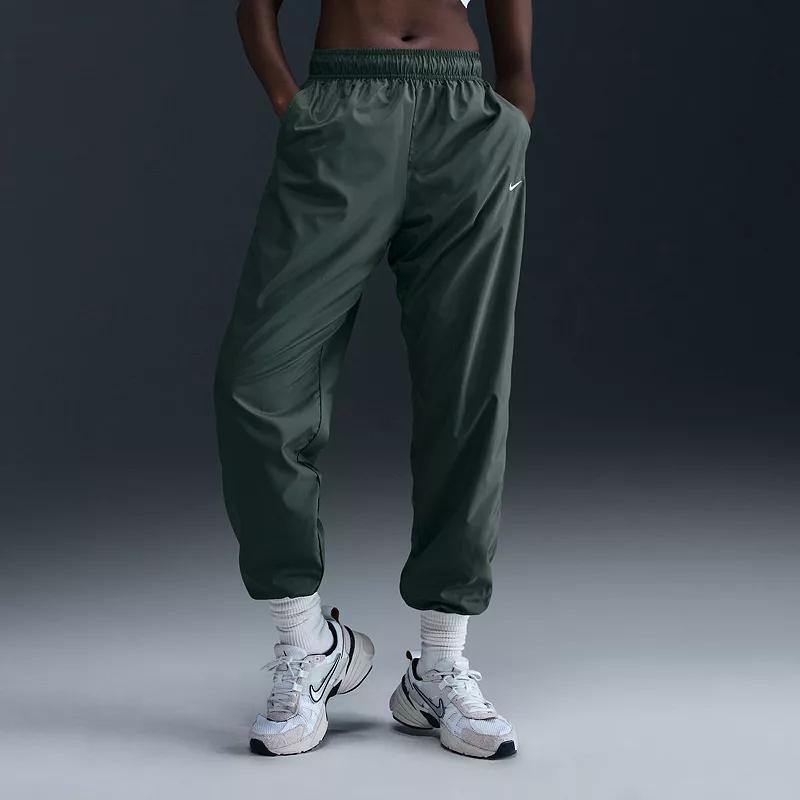 Women's Nike Sportswear Mid-Rise UV Protection Oversized Joggers, Size: Large, Black Product Image