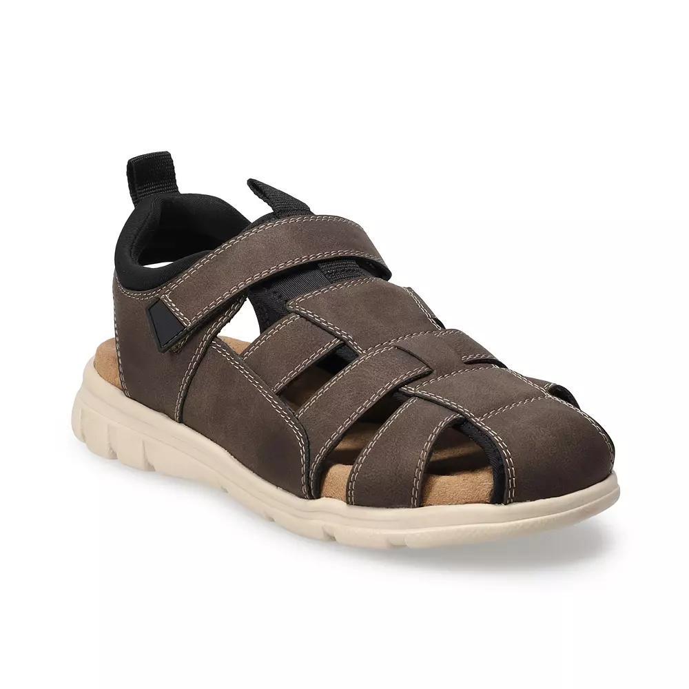 Sonoma Goods For Life® Allec Men's Fisherman Sandals, Size: 13, Brown Product Image