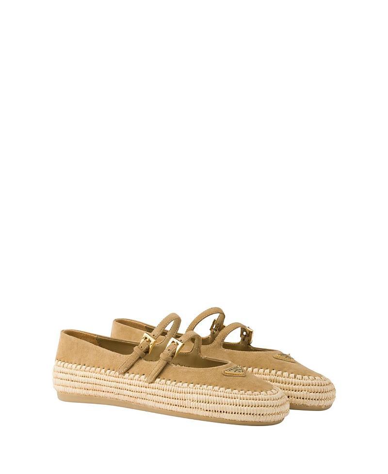 Womens Suede Ballerinas Product Image