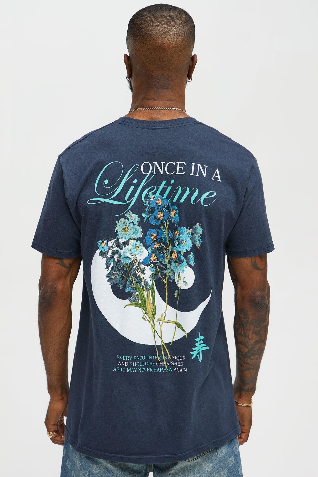 Once In A Lifetime Short Sleeve Tee - Navy Male Product Image