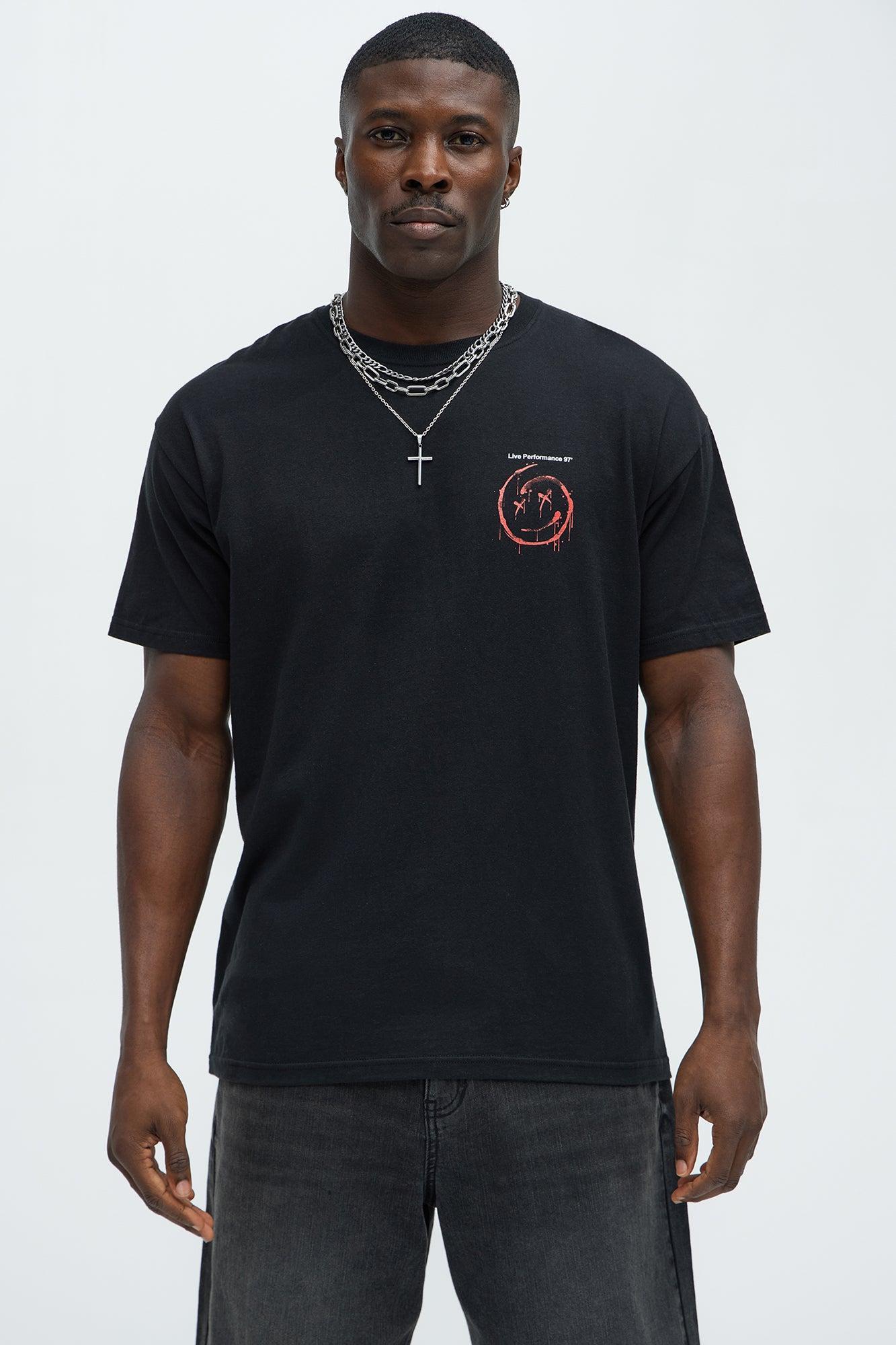 Walking To The Moon Short Sleeve Tee - Black Product Image
