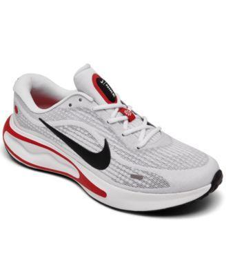 Nike Journey Run Men's Road Running Shoes, Size: 15, White Black Red Product Image