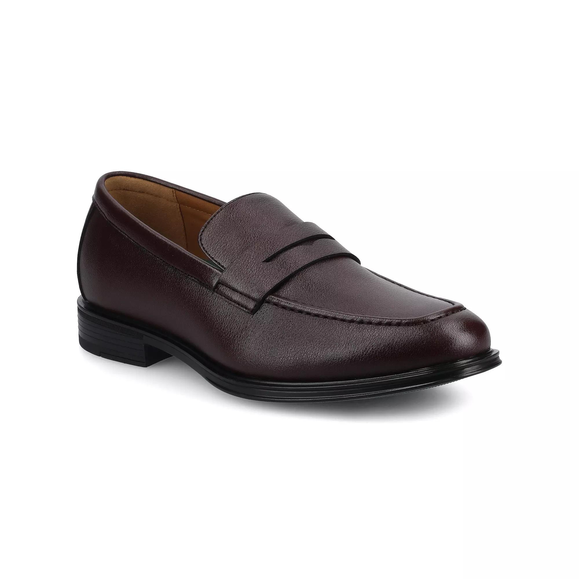 VANCE Phineas Mens Flexible Penny Loafers Red Product Image