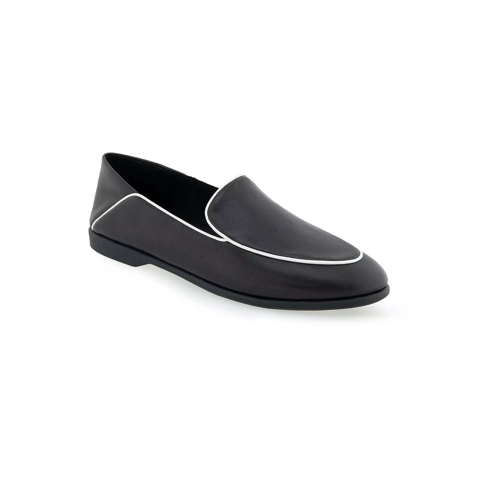 Aerosoles Bay Women's Loafers, Size: 6, Black Leather Product Image