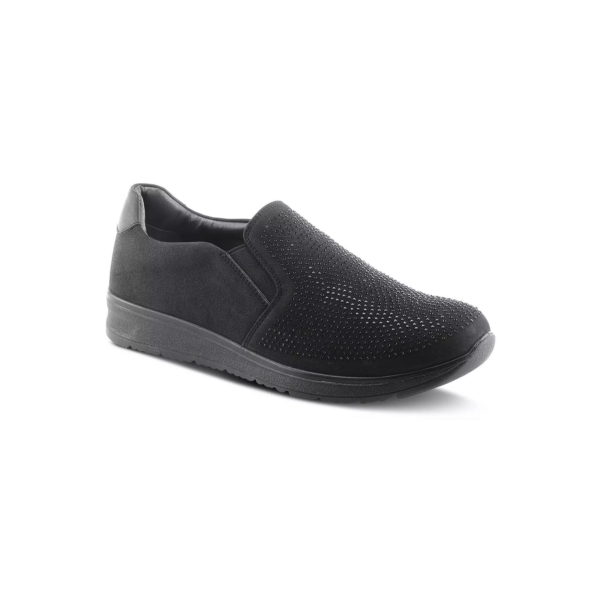 Flexus by Spring Step Coneflower Women's Slip-on Shoes, Size: 36, Black Product Image