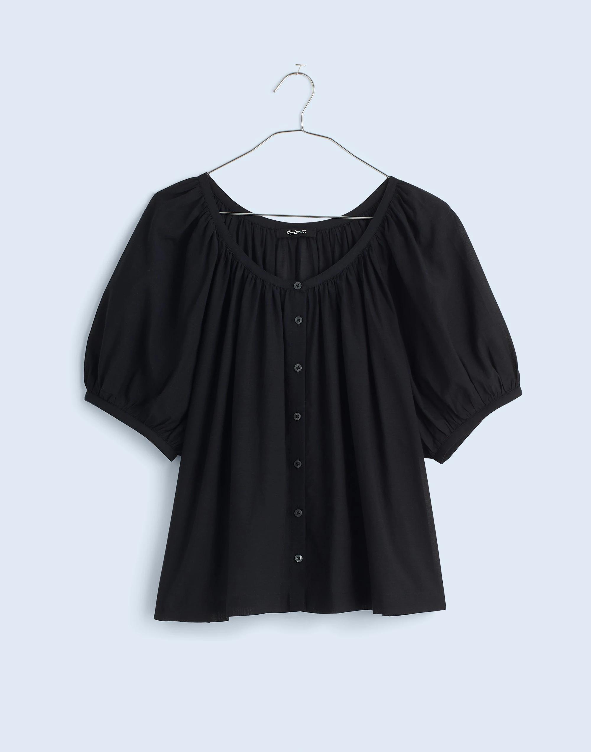 Puff-Sleeve A-Line Top Product Image