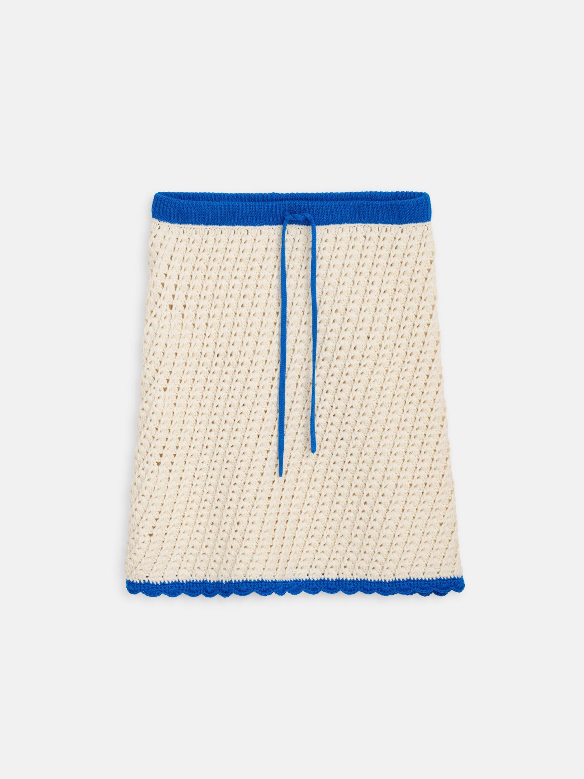 Callie Hand Crochet Pullover In Cotton Product Image