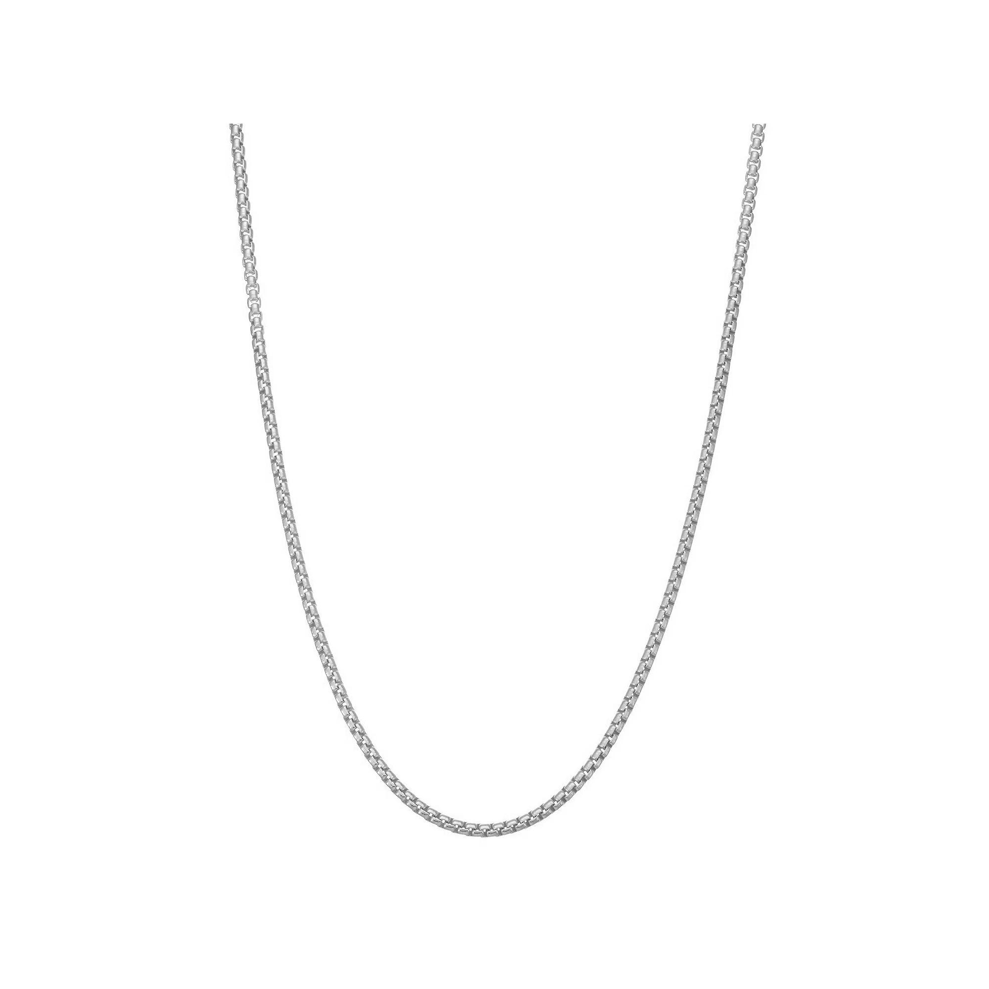 Giorgio di Vicenza Sterling Silver Box Chain Necklace, Womens Product Image
