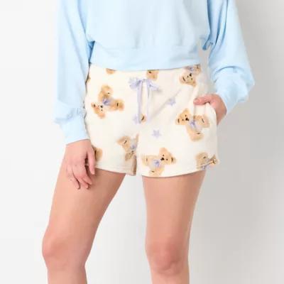 Arizona Body Womens Juniors Fleece Pajama Shorts Product Image