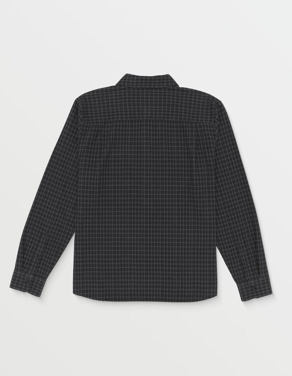VOLCOM Dopestone Mens Long Sleeve Half-Zip Shirt - BLACK Product Image