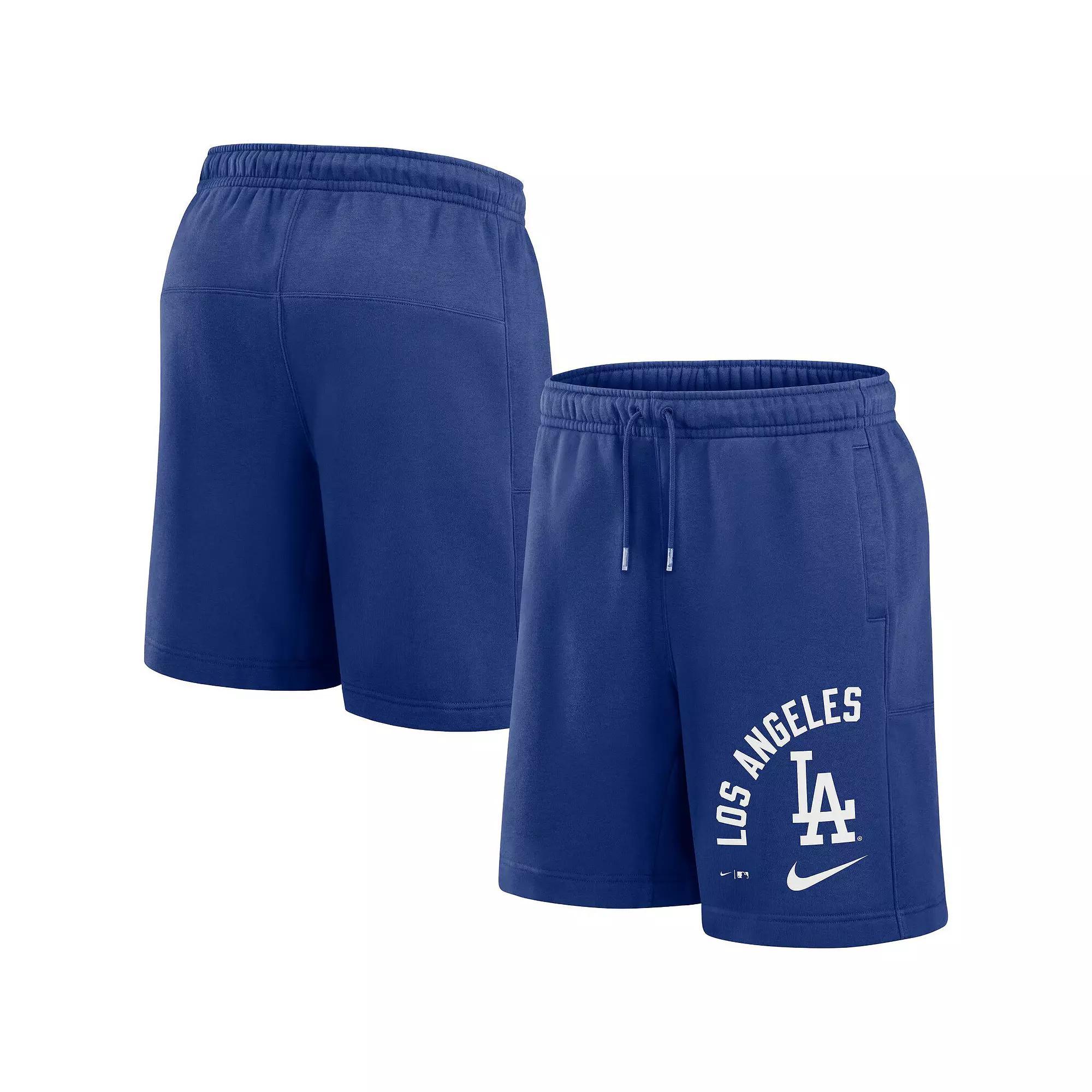 Men's Nike Royal Los Angeles Dodgers Arched Kicker Shorts, Size: 2XL, Blue Product Image