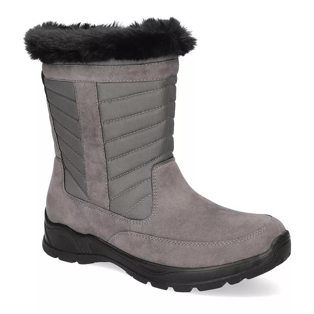 Easy Street Frazer Waterproof Women's Boots, Size: 7.5, Gray Suede Product Image