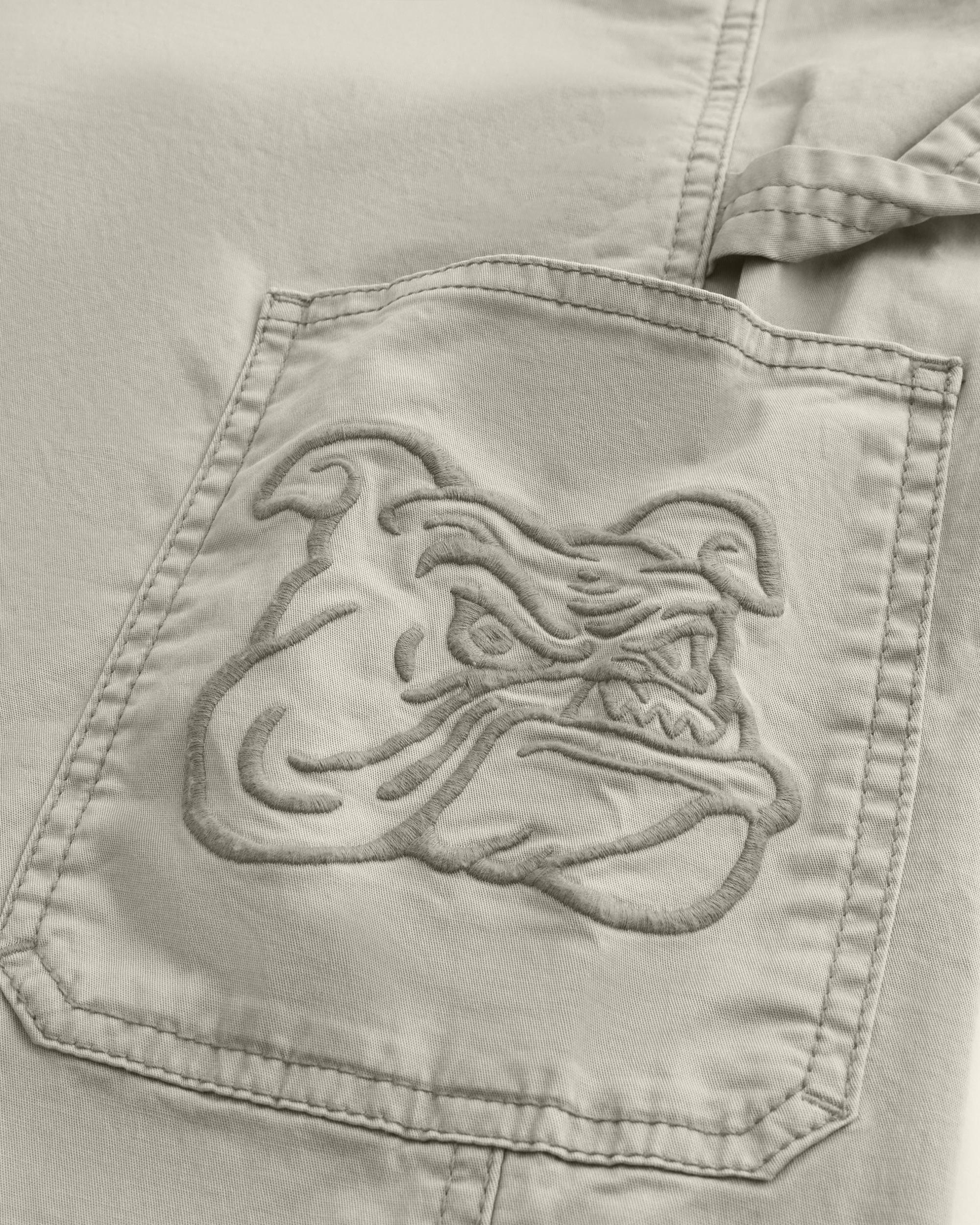 Super Baggy Bulldog Graphic Utility Pants Product Image