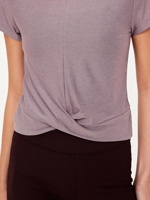 CloudMotion Twist-Front T-Shirt Product Image