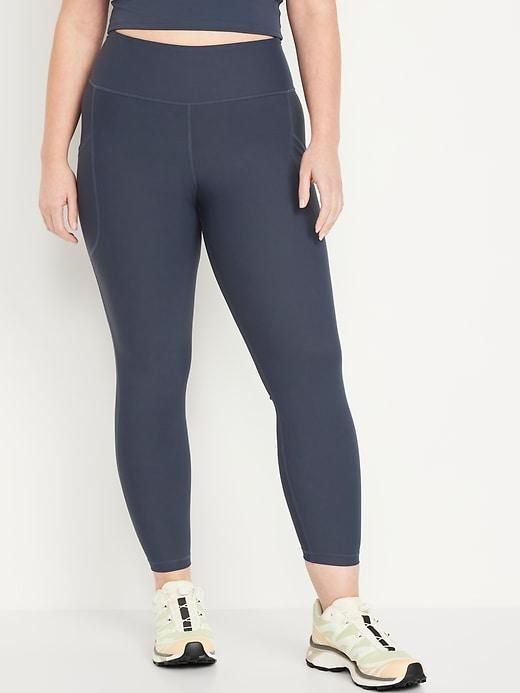 High-Waisted PowerSoft Rib Leggings Product Image