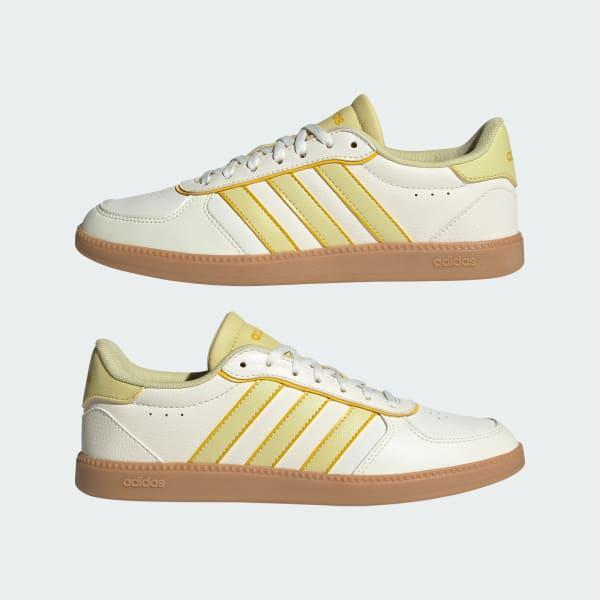 adidas Breaknet Sleek Shoes Core White 6 Womens Product Image