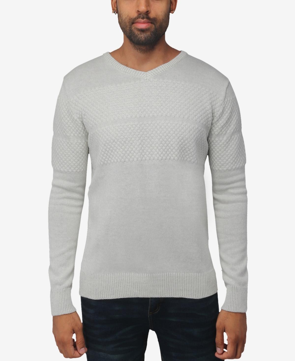 X RAY Men's Slim Fit Pullover V-Neck Sweater, Sweater for Men Fall Winter Product Image