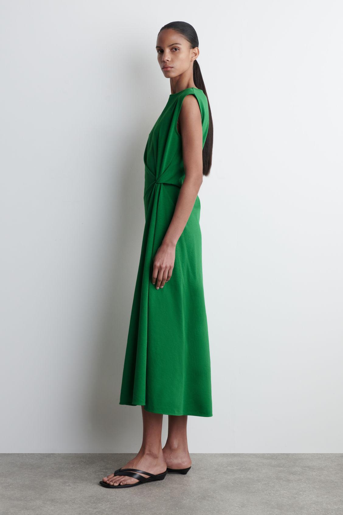 TWIST-DETAIL MIDI DRESS Product Image