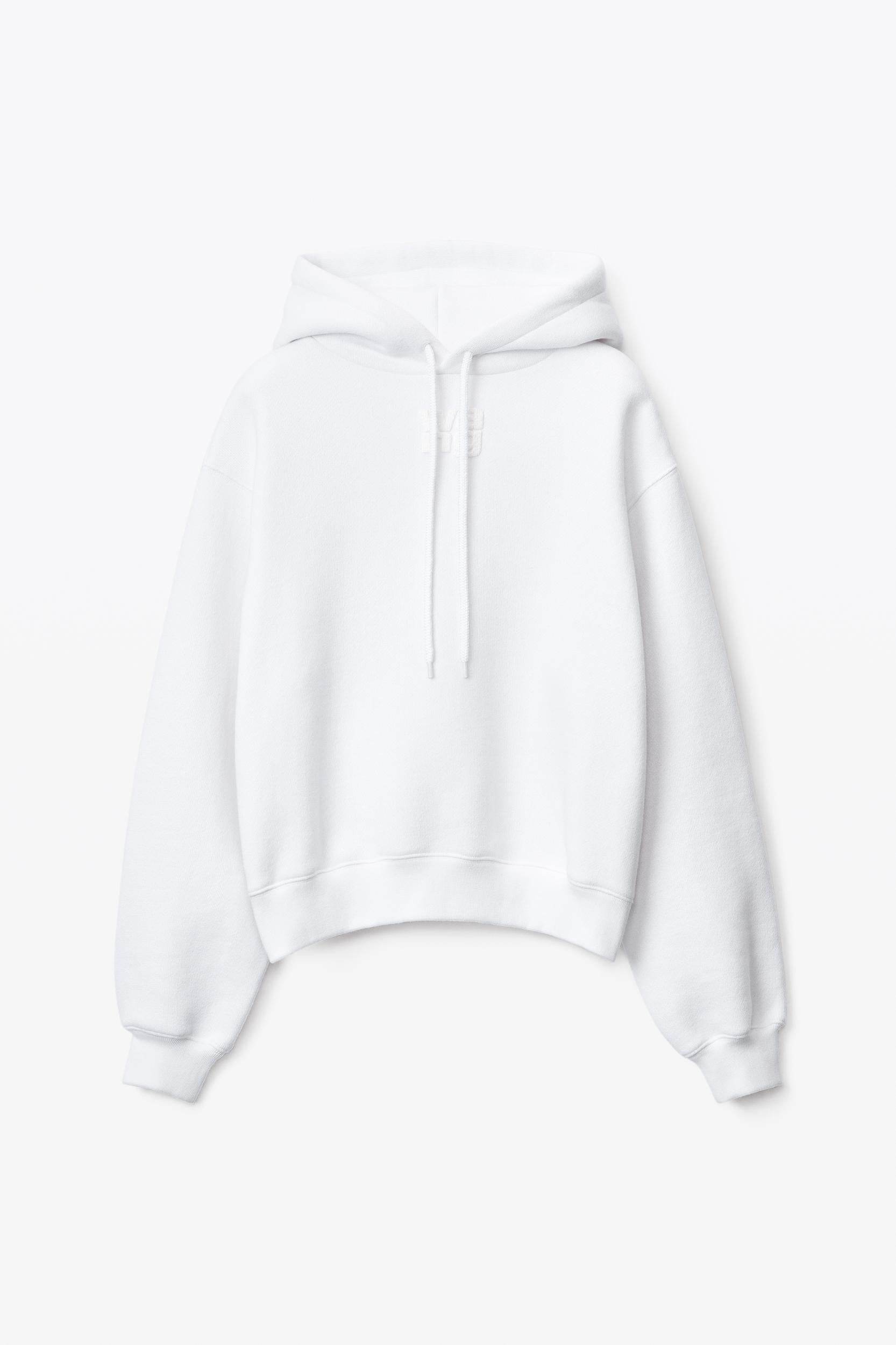 Puff Logo Hoodie In Structured Terry Product Image