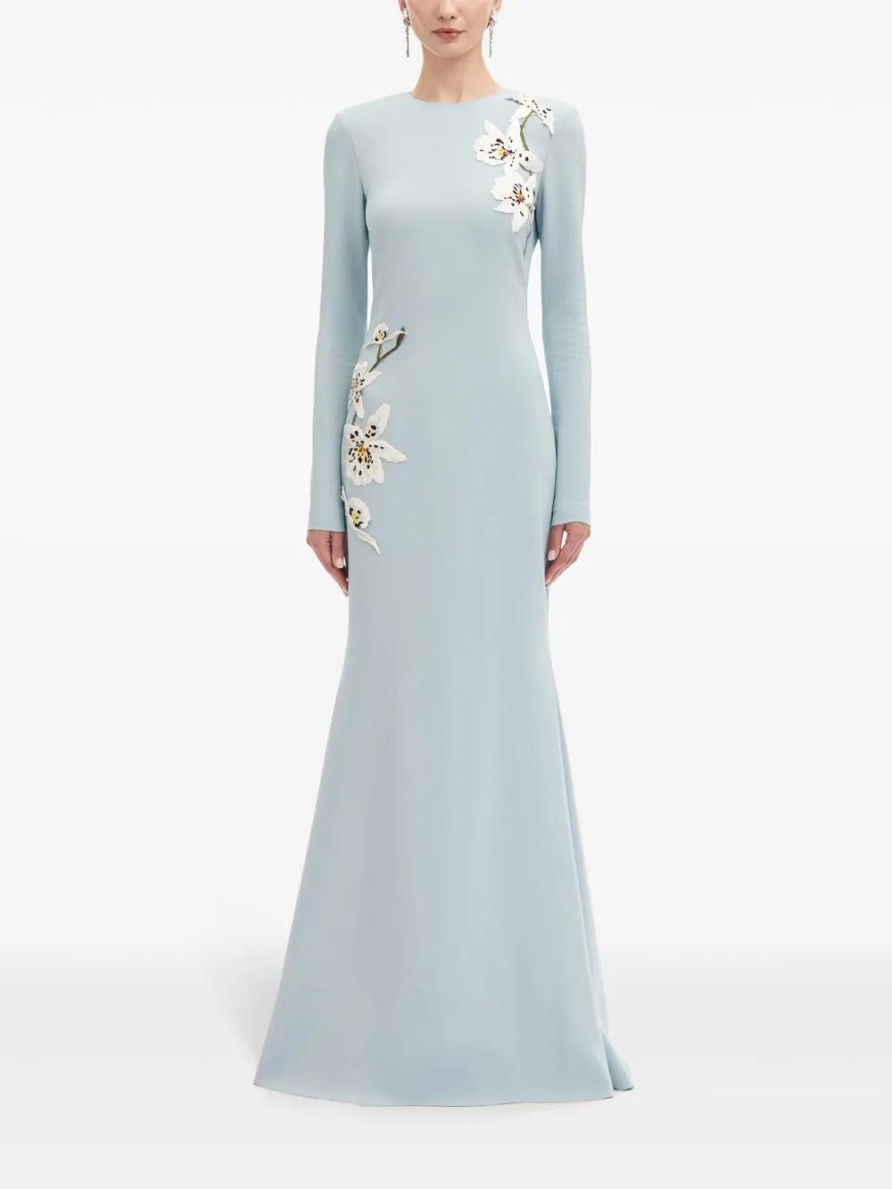 Orchid Threadwork cady gown Product Image