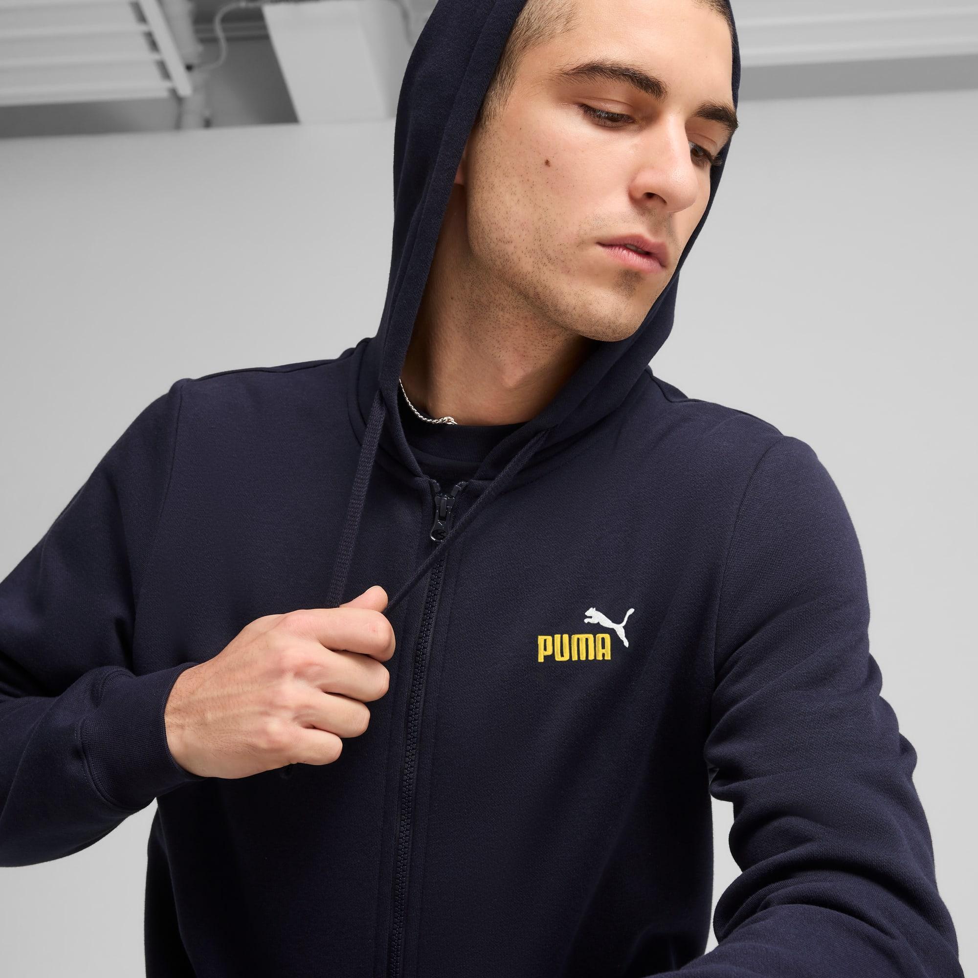 Essentials Small No. 1 Logo Men's Full-Zip Hoodie Product Image