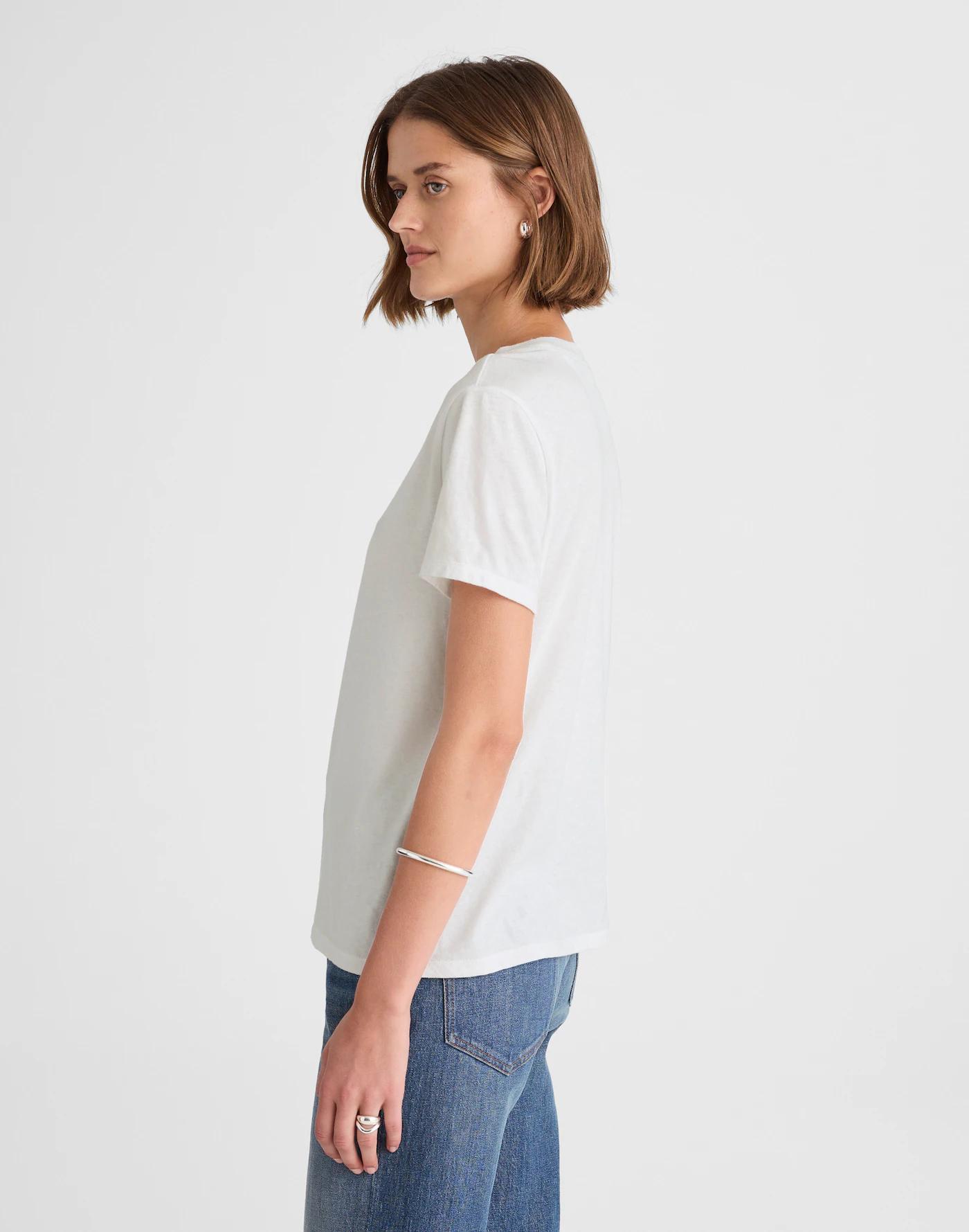 Garment-Dyed Shrunken Crewneck Tee Product Image