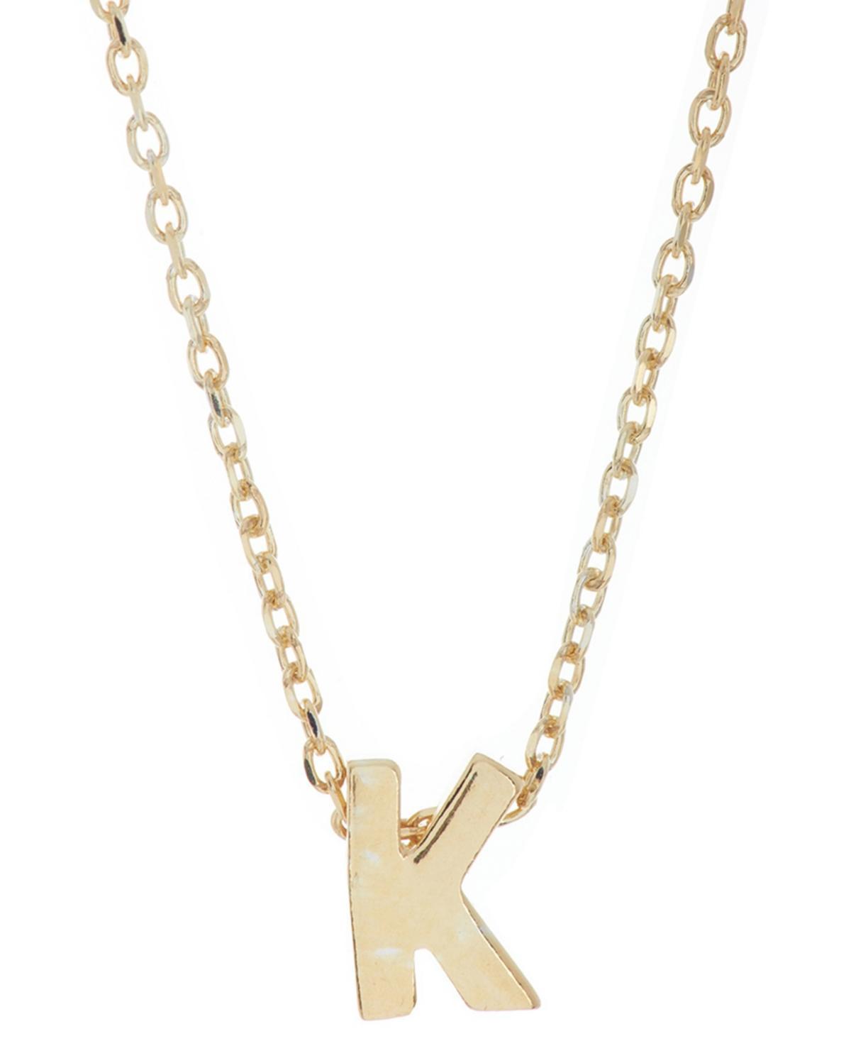 Adornia Mini Initial Pendant Necklace, Women's, Gold Tone H Product Image
