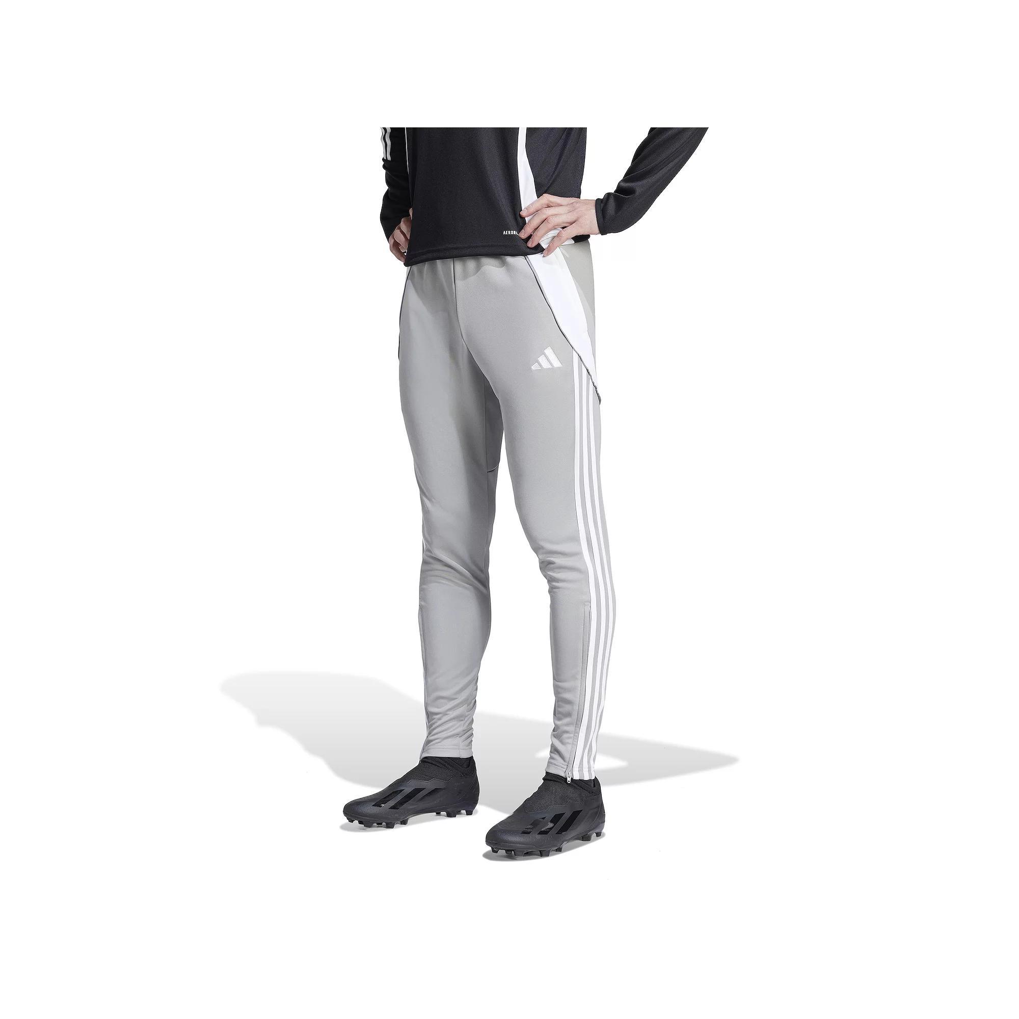 Big & Tall adidas Tiro 24 Training Track Pants, Men's, Size: 3XL, Multi Medium Gray White Product Image