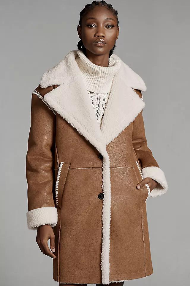 Avec Les Filles Faux-Shearling Coat Product Image