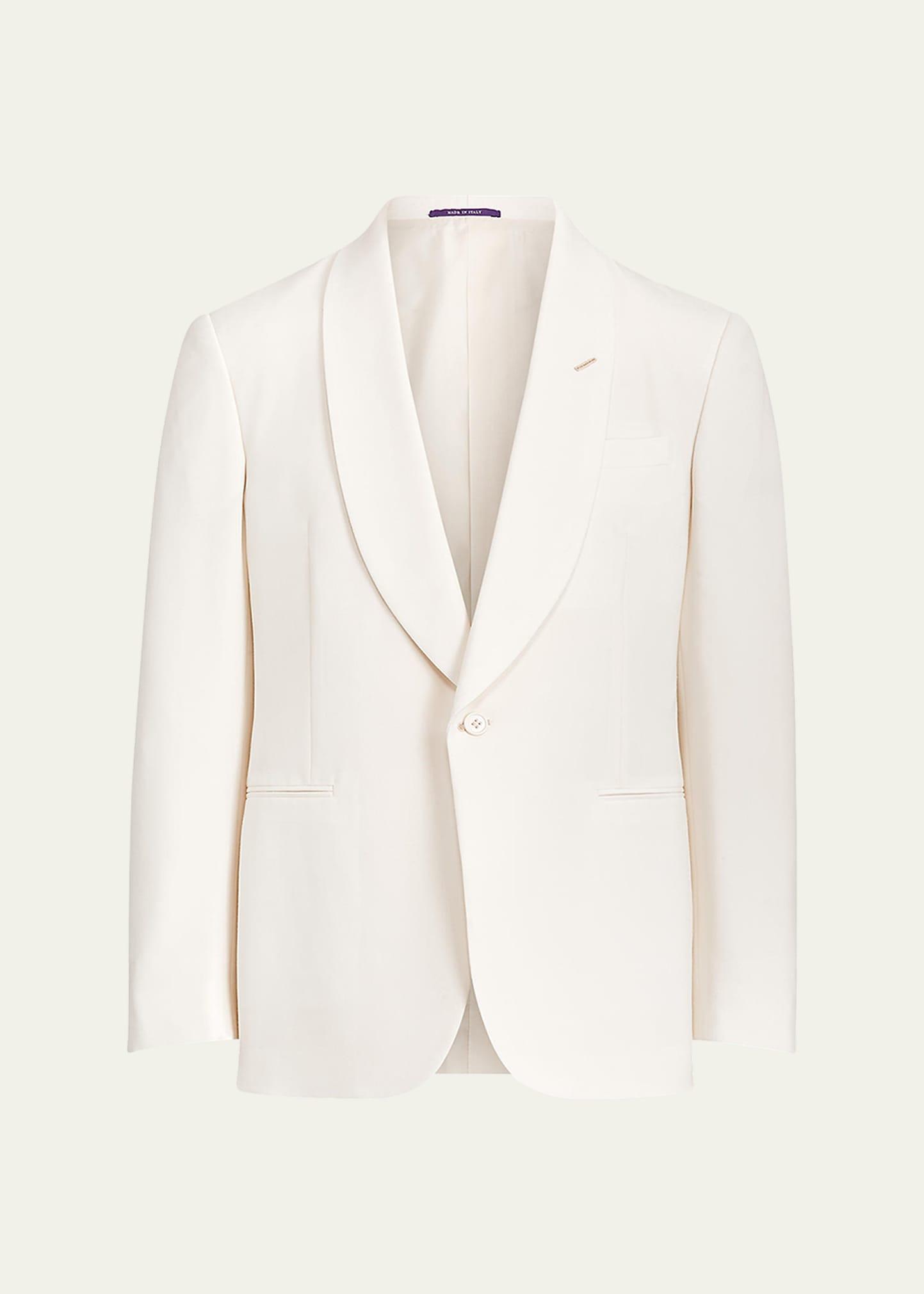 Mens Wool-Silk Shawl Dinner Jacket Product Image