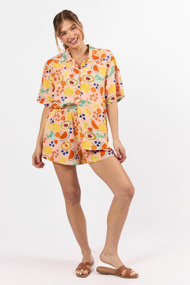 Home Grown Fruit Icon Print Two Piece Set SALE Product Image