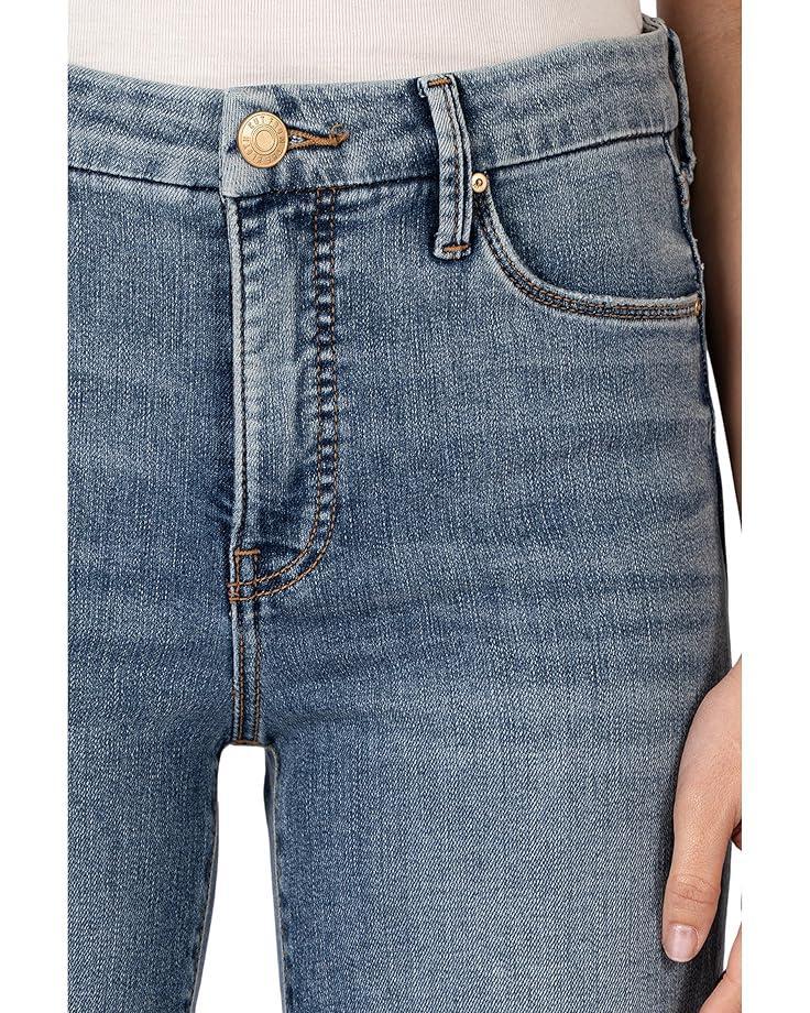 Meg High-Rise Fab Ab Wide Leg Raw Hem in Milestone Product Image