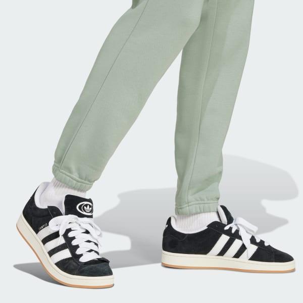 adidas Trefoil Essentials Pants Silver Green XL Mens Product Image