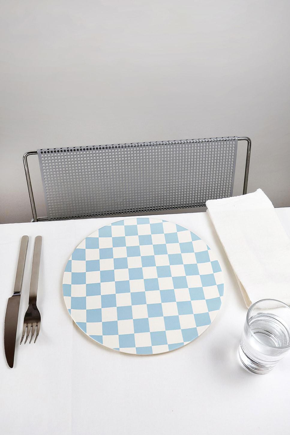 Diner Check Dinner Plates Set Of 4 Xenia Taler Product Image