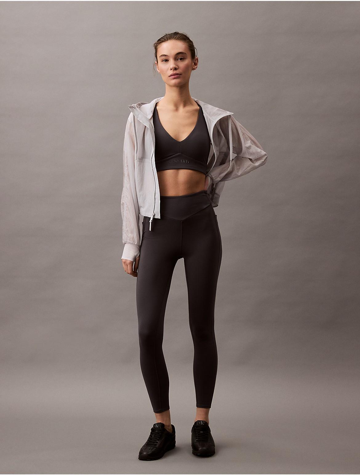 Calvin Klein Women's Soft Stretch Sport 7/8 Leggings - Grey - XL Product Image