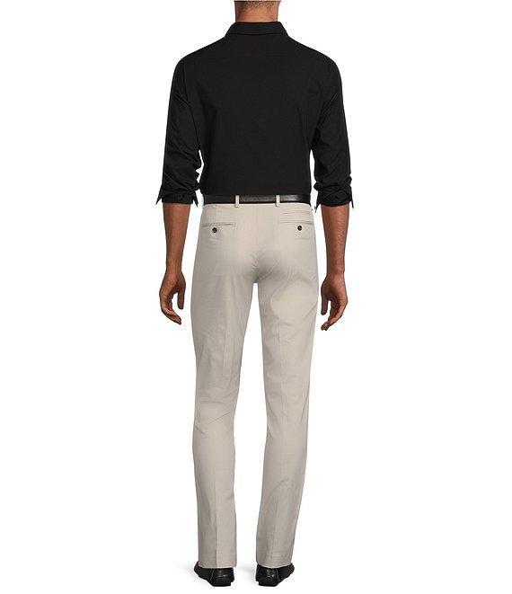 Murano Wardrobe Essentials Evan Extra Slim Fit Flat Front Tapered Leg Chino Dress Pants Product Image