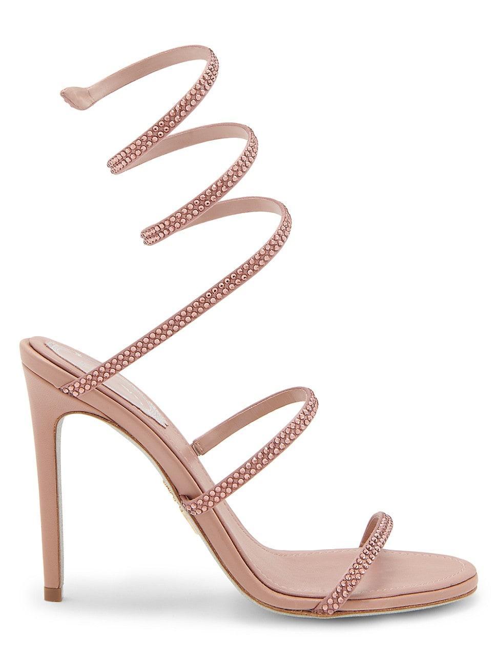 Womens Cleo 105MM Satin High-Heel Sandals Product Image